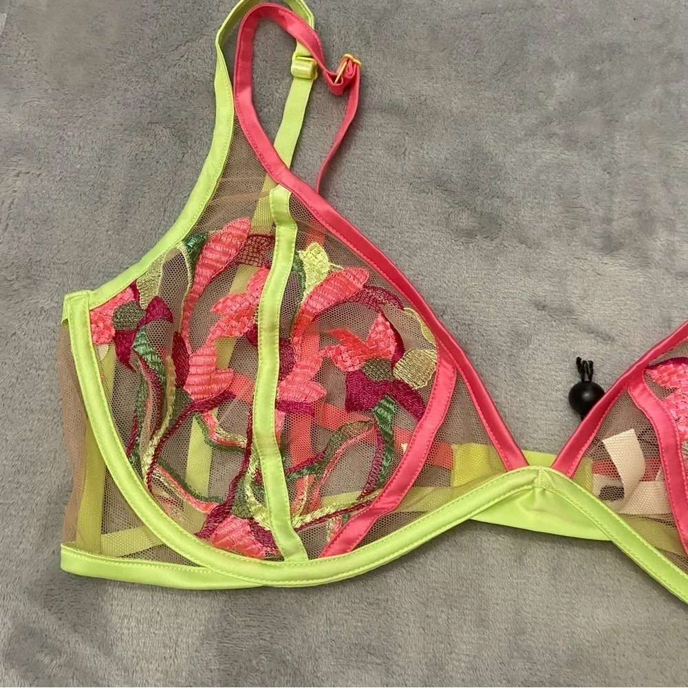 New! For love and lemons petunia underwire bra 24574
